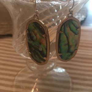 Kendra Scott Abalone/ Gold Elle Earrings